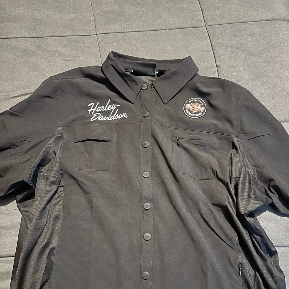 Harley Davidson button down NWOT